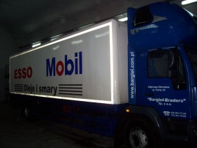 Transport drogowy samochodami ciężarowymi - Bargieł-Braders Centrum dystrybucji środków smarnych TEXACO MOBIL Dąbrowa Górnicza