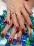 Manicure hybrydowy lśniący,żywy kolor - Galaxy Nails Białystok