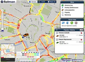 Lokalizacja i Monitoring GPS - Mapa - Flota24.pl - Lokalizacja i monitoring GPS Kraków