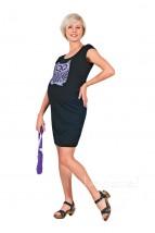 sukienka-dress TWIST, czarna-black - be! sp. z o.o. Warszawa