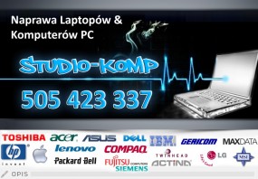Naprawa laptopów - STUDIO-KOMP Piotr Gałka Wrocław