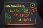 Szczecin Led Style s.c. - Tablica suchościeralna z podświetleniem LED - przezroczysta
