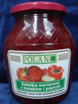 Saładka warzywna z buraków i papryki 840 g - Kosher s.c. Warszawa