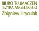 Biuro Tłumaczeń Języka Angielskiego Tłumacz Przysięgły Zbigniew Hryculak