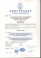 Certyfikat ISO ...