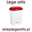 KOSZ PLASTIKOWY OTWIERANY PRZYCISKIEM PEDAŁOWYM - Lege artis - wyposażenie aptek i szkół medycznych Ruda Śląska
