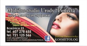 usługi kosetyczne oraz fryzjerskie - Mobilne Studio Urody Perfecta Brzeźnica