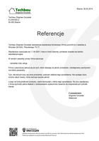 Referencja od firmy Techbau Zbigniew Gorzelak