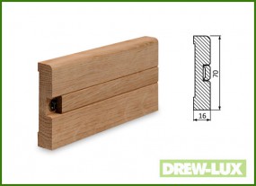 Listwa przypodłogowa cokół dąb 7,0*1,6 - ŁATWY MONTAŻ -  DREW-LUX  Tomasz Włodkowski Pruszcz Gdański