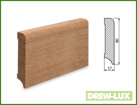 Listwa przypodłogowa cokół dąb 8,0x1,7 -  DREW-LUX  Tomasz Włodkowski Pruszcz Gdański