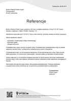 Referencja od firmy Modne Wnętrze Robert Augun