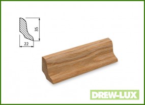 Listwa przypodłogowa dąb 3,5x2,2 -  DREW-LUX  Tomasz Włodkowski Pruszcz Gdański