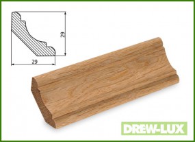 Listwa przypodłogowa dąb 2,9x2,9 -  DREW-LUX  Tomasz Włodkowski Pruszcz Gdański