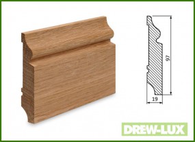 Listwa przypodłogowa cokół dąb 9,7*1,9 -  DREW-LUX  Tomasz Włodkowski Pruszcz Gdański