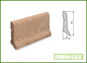 Listwa przypodłogowa jesion 7,0x2,1 -  DREW-LUX  Tomasz Włodkowski Pruszcz Gdański