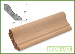 Listwa przypodłogowa jesion 2,9x2,9 -  DREW-LUX  Tomasz Włodkowski Pruszcz Gdański
