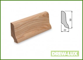 Listwa przypodłogowa jesion 5,0x2,2 -  DREW-LUX  Tomasz Włodkowski Pruszcz Gdański