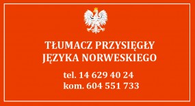 Tłumaczenia przysięgłe na język norweski - Biuro Tłumaczeń Lexpertise Tarnów