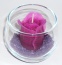 Świeca róża w szklanej kulce z kamieniami wyposażenie wnętrz dekoracje - Radom Kandela