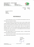 Referencja od firmy Zakład Produkcyjno-Handlowy Prodex