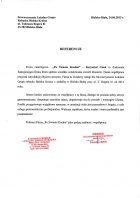 Referencja od firmy Bielska Kraina - Lokalna Grupa Rybacka