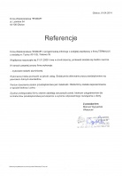 Referencja od firmy EWMAR Mariusz Wypysiński