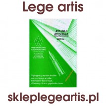 KSIĄŻKA KONTROLI DLA HURTOWNI, APTEK, PUNKTÓW APTECZNYCH, PLACÓWEK OBR - Lege artis - wyposażenie aptek i szkół medycznych Ruda Śląska