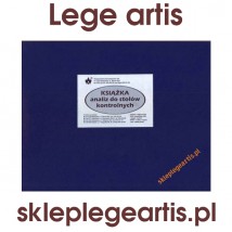 KSIĄŻKA ANALIZ DO STOŁÓW KONTROLNYCH - Lege artis - wyposażenie aptek i szkół medycznych Ruda Śląska