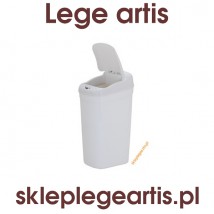 KOSZ BEZDOTYKOWY PLASTIKOWY 33 l - biały - Lege artis - wyposażenie aptek i szkół medycznych Ruda Śląska