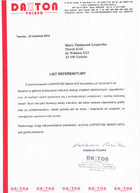 Referencja od firmy Daxton Poland