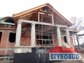 Kolumna betonowa beczkowa fi 40/53/40 filar - Styrobud SP.J. Zakład Betoniarski Trzeboś