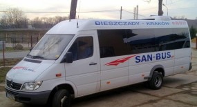 Transport Bieszczady-Kraków - Firma Przewozowa  SAN-BUS  Łukawica