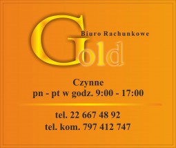Rozliczenie roczne PIT, CIT - GOLD Biuro rachunkowe Warszawa