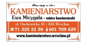 KAMIENIARSTWO - Micygała Ewa. Kamieniarstwo - Kominki, schody Wrocław