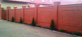Ogrodzenia z cegły klinkierowej - Przedsiębiorstwo Wielobranżowe BAJREX Koczała
