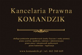doradztwo prawne, reprezentacja przed sądem - Kancelaria Prawna Joanna Komandzik- Szałagan Tarnowskie Góry