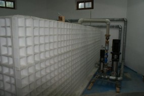 System zbiorników wody przeciwpożarowej, piwnicz - Amargo Sp. z o.o. Ożarów Mazowiecki