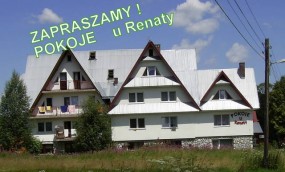 Pokoje gościnne U Renaty - Wynajem Pokoi Wyżywienie R. Majerczyk-Swajnos Zakopane