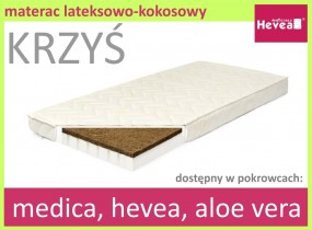 MATERAC DZIECIĘCY KRZYŚ HEVEA - www.SalonBobasa.pl - SalonBobasa.pl Białystok