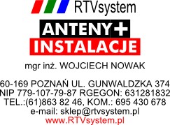 Instalacje Antenowe - RTV-Elektronika Naprawa Urządzeń Elektronicznych Wojciech Nowak Poznań