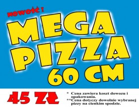 Pizza 60 cm - nowość w Pizza Heaven Koszalin - Pizza Heaven Koszalin