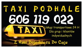 Taxi osobowe, wynajem busów, transport dla grup - Taxi Podhale Topór Aleksander Zakopane