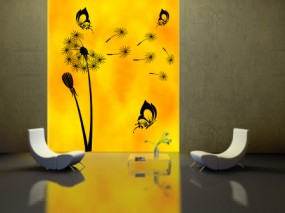 Naklejka na ścianę Dmuchawiec 6 - Wikam Reklama i Dekoracje Albert Wiśniewski Bielice