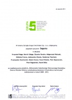 Referencja od firmy Grupa 5 Architekci Sp.z o.o.