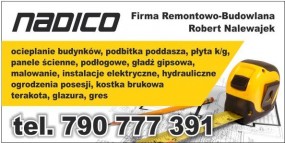 USŁUGI REMONTOWO-BUDOWLANE - NADICO FIRMA REMONTOWO-BUDOWLANA Serock