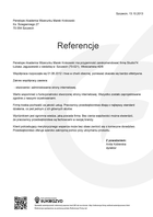 Referencja od firmy Penelope Akademia Wizerunku Marek Krokowski