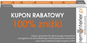 kupon rabatowy do programu remonterier.pl - remonterier.pl Sp. z o.o. Rachowice