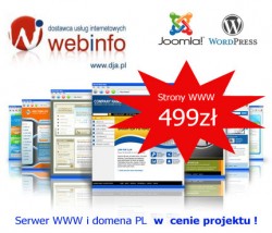 Tworzenie stron WWW   Joomla  Wordpress - Web-Info Jawor