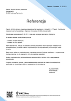 Referencja od firmy Famet - Art. bhp, ścierne, metalowe