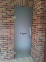 Drzwi szklane wahadłowe - Jakub Czyrnek Qubaglass Rabka-Zdrój